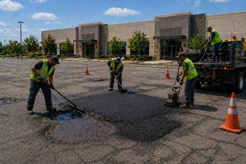 Asphalt Parking Lot Repair in Palm Springs, CA